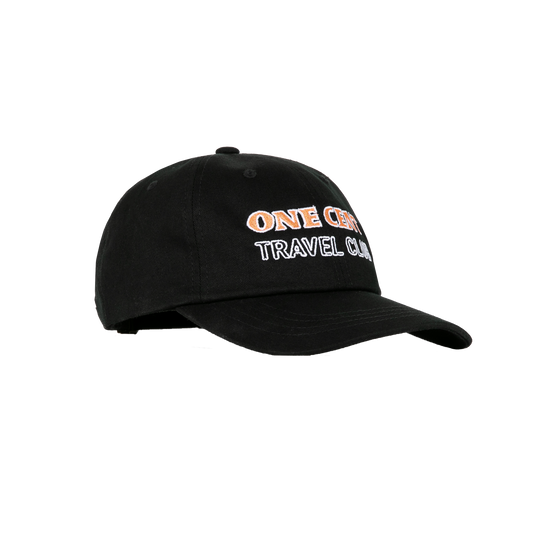 TRAVEL CLUB DAD HAT - BLACK